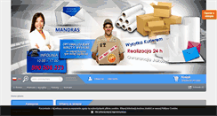 Desktop Screenshot of mandras.pl